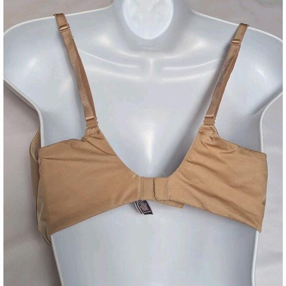 Victorias Secret 36D Miraculous Plunge Bombshell Add 2 Cups Push Up Bra Nude - Picture 2 of 8